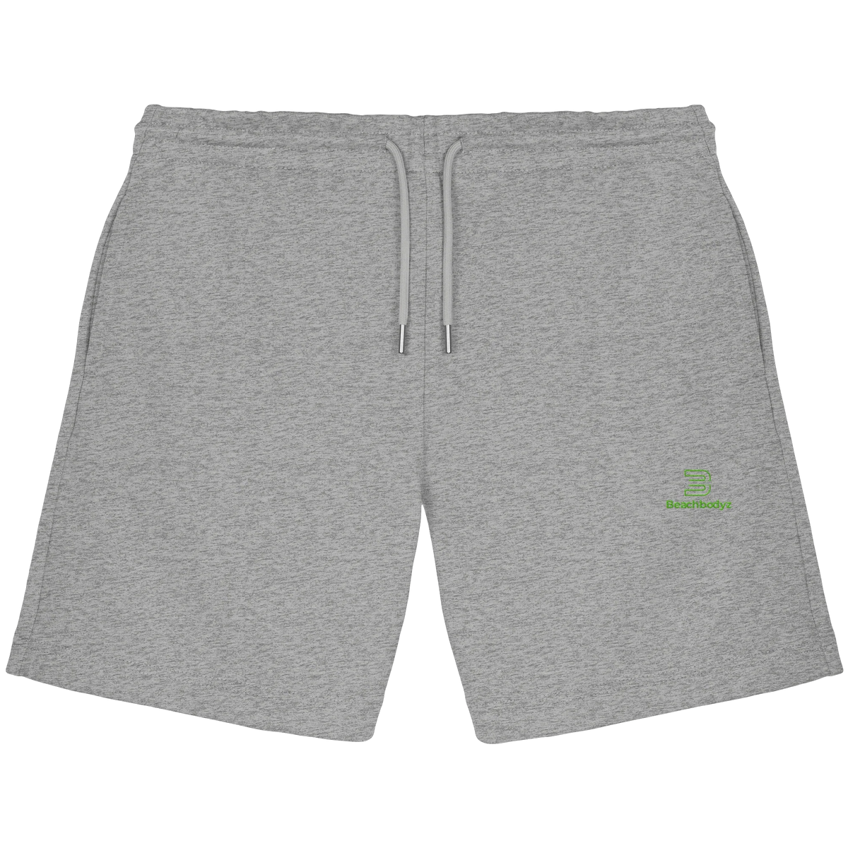 Core Sweatshorts 300 g/m² – grüne Stickerei
