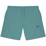 Motion Sweatshorts 300 g/m² – blaue Stickerei