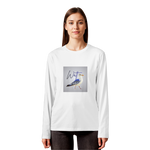 Wattvogel Motiv mit Nordsee Möwe  - Unisex Longsleeve T-Shirt