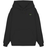 Monster Oversize Hoodie 350 g/m² – Bio-Baumwolle, grüne Stickerei Namma Markt