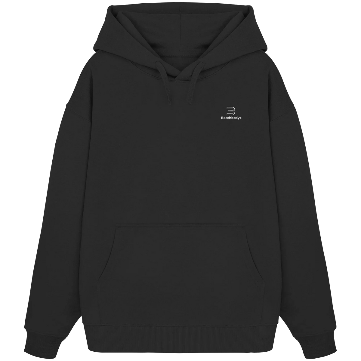 Identity Oversize Hoodie 350 g/m² – Bio-Baumwolle, weiße Stickerei