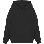 Silence Oversize Hoodie 350 g/m² – Bio-Baumwolle, goldene Stickerei