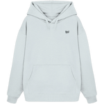Form Oversize Hoodie 350 g/m² – Bio-Baumwolle, schwarze Stickerei