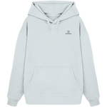 Standard Oversize Hoodie 350 g/m² – Bio-Baumwolle, schwarze Stickerei