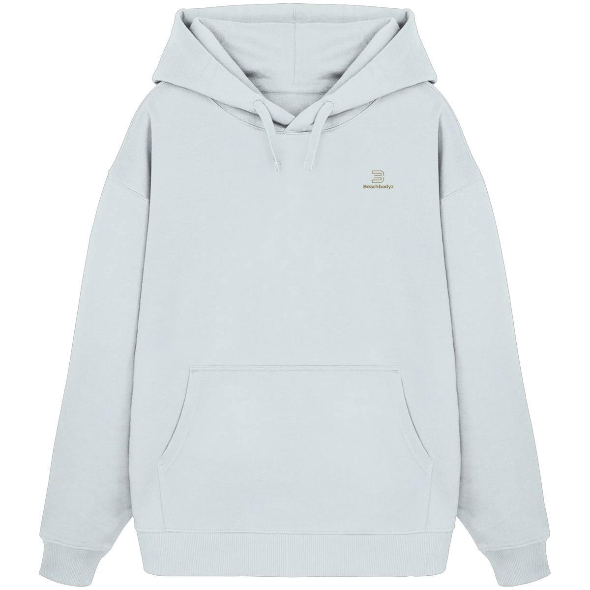 Silence Oversize Hoodie 350 g/m² – Bio-Baumwolle, goldene Stickerei