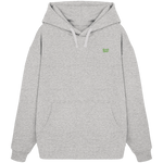 Monster Oversize Hoodie 350 g/m² – Bio-Baumwolle, grüne Stickerei Namma Markt