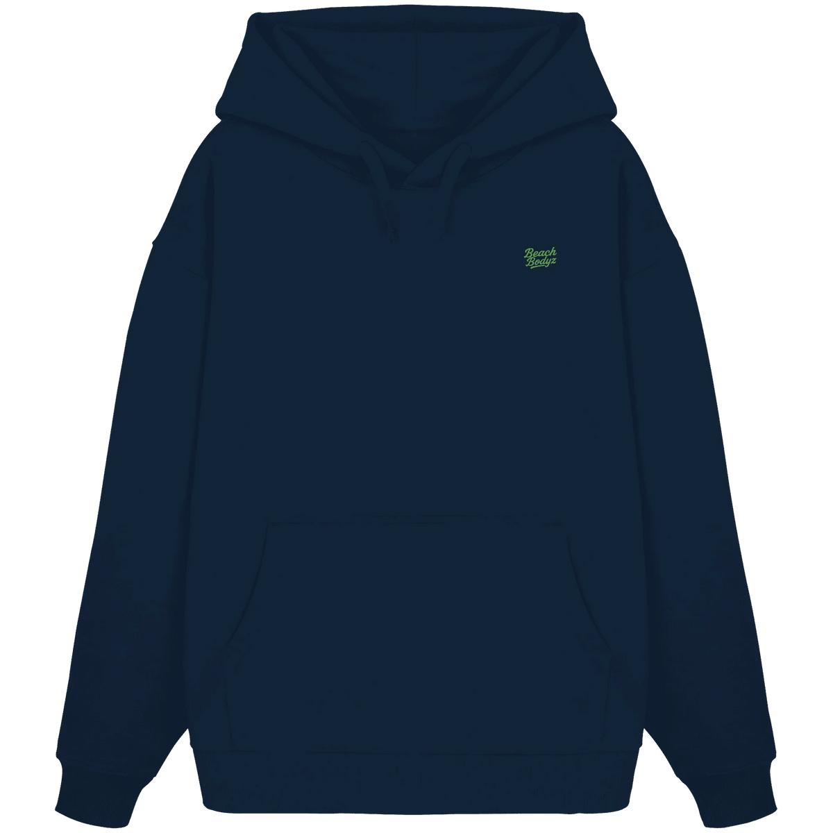 Monster Oversize Hoodie 350 g/m² – Bio-Baumwolle, grüne Stickerei Namma Markt