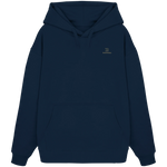 Silence Oversize Hoodie 350 g/m² – Bio-Baumwolle, goldene Stickerei