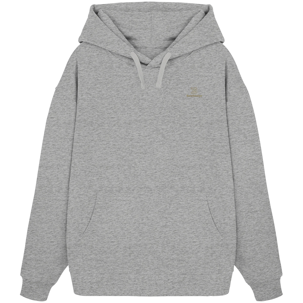 Silence Oversize Hoodie 350 g/m² – Bio-Baumwolle, goldene Stickerei