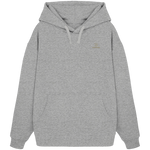Silence Oversize Hoodie 350 g/m² – Bio-Baumwolle, goldene Stickerei