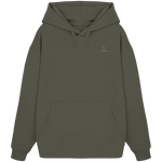 Silence Oversize Hoodie 350 g/m² – Bio-Baumwolle, goldene Stickerei