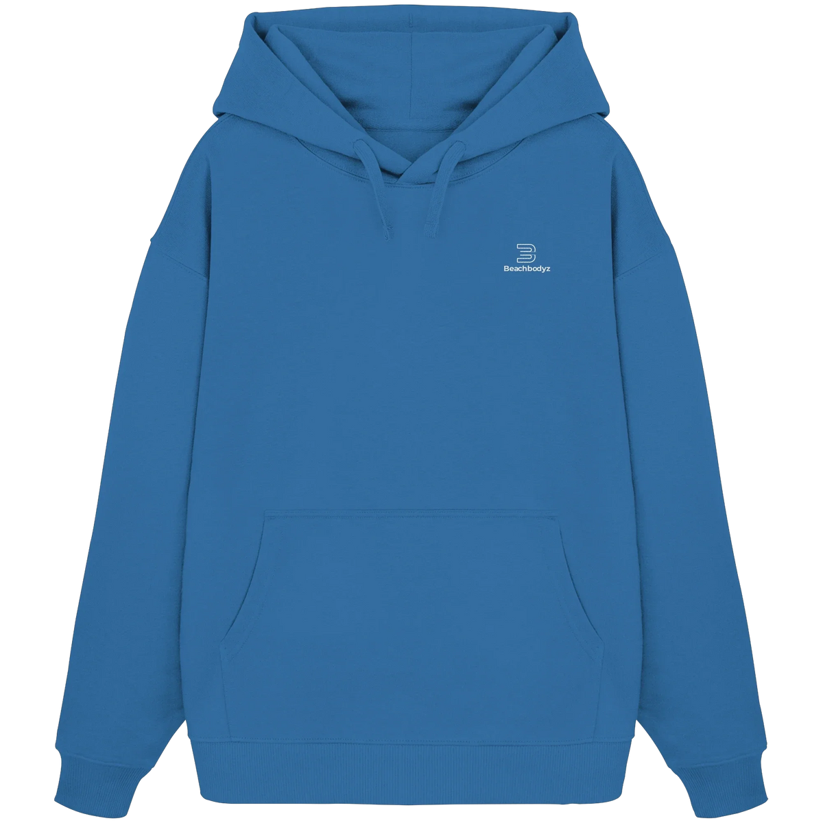 Identity Oversize Hoodie 350 g/m² – Bio-Baumwolle, weiße Stickerei