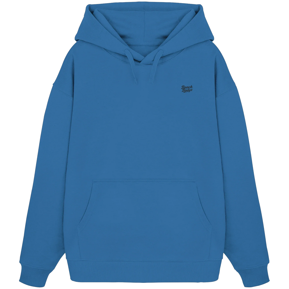 Form Oversize Hoodie 350 g/m² – Bio-Baumwolle, schwarze Stickerei