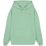 Silence Oversize Hoodie 350 g/m² – Bio-Baumwolle, goldene Stickerei
