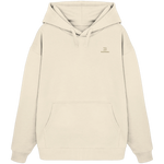 Silence Oversize Hoodie 350 g/m² – Bio-Baumwolle, goldene Stickerei