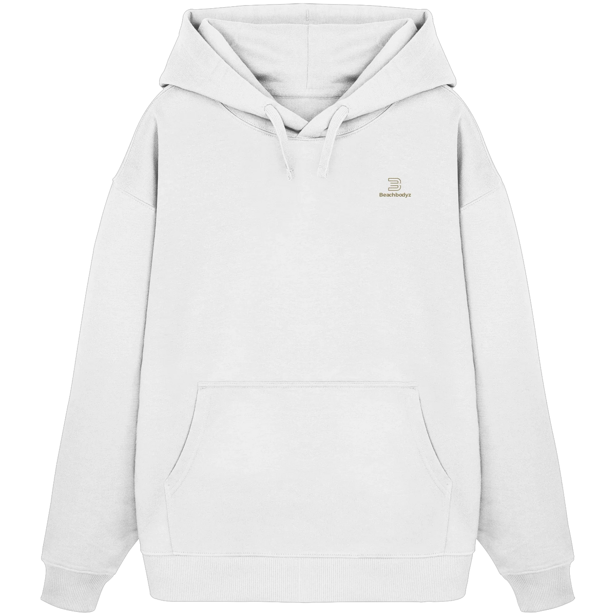 Silence Oversize Hoodie 350 g/m² – Bio-Baumwolle, goldene Stickerei