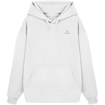 Silence Oversize Hoodie 350 g/m² – Bio-Baumwolle, goldene Stickerei