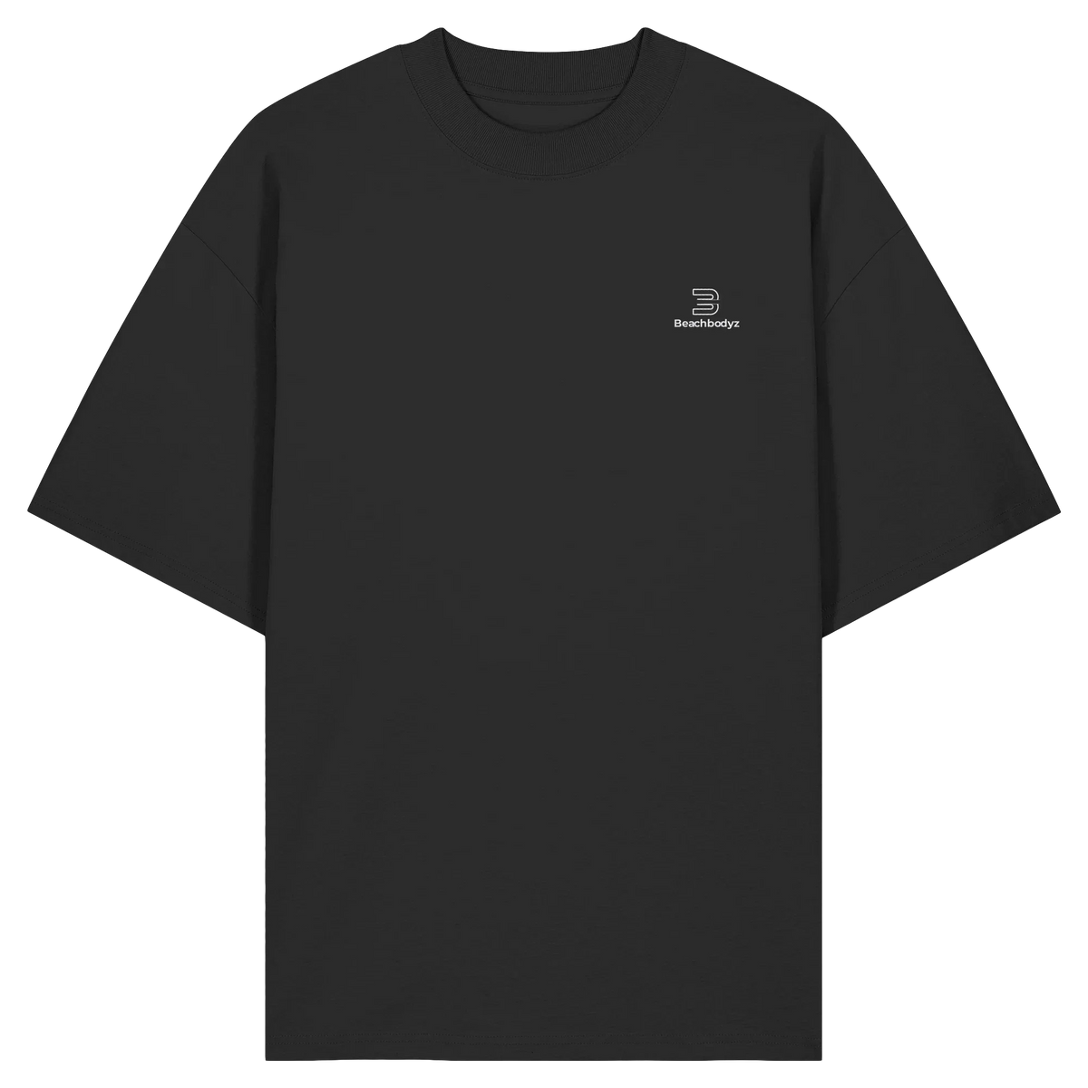 Identity Oversize T-Shirt 200 g/m² – Bio-Baumwolle, weiße Stickerei