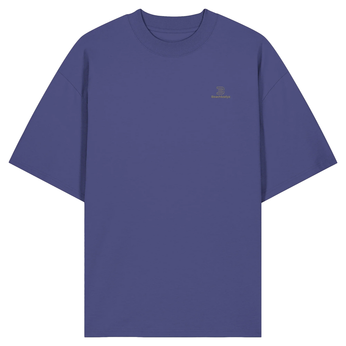 Silence Oversize T-Shirt 200 g/m² – Bio-Baumwolle, goldene Stickerei
