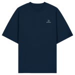 Identity Oversize T-Shirt 200 g/m² – Bio-Baumwolle, weiße Stickerei