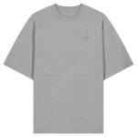 Silence Oversize T-Shirt 200 g/m² – Bio-Baumwolle, goldene Stickerei