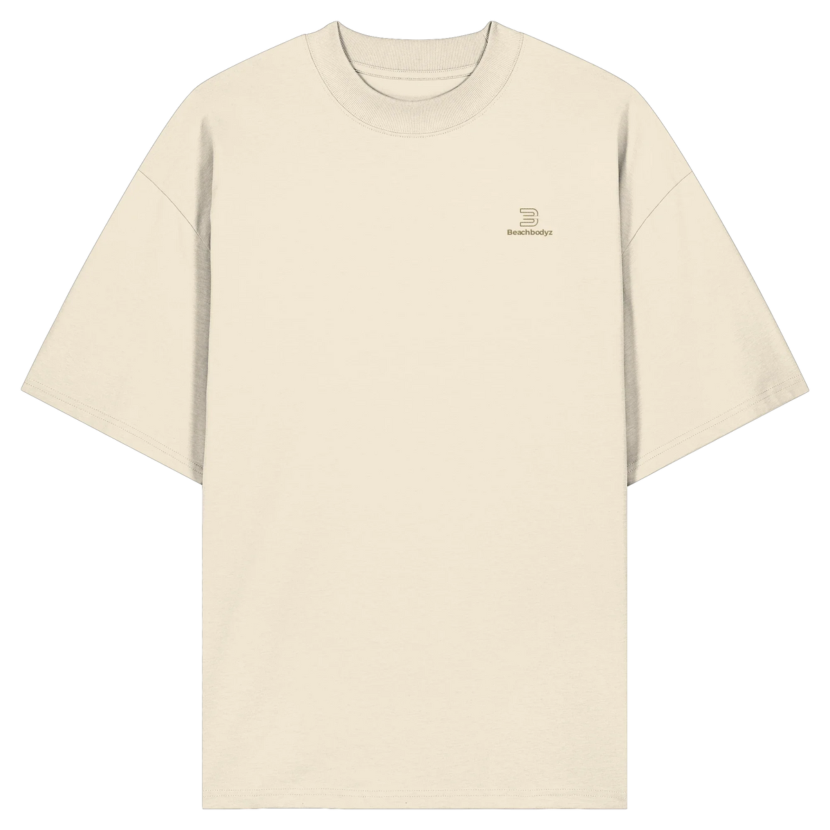 Silence Oversize T-Shirt 200 g/m² – Bio-Baumwolle, goldene Stickerei