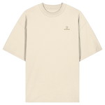 Silence Oversize T-Shirt 200 g/m² – Bio-Baumwolle, goldene Stickerei