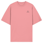 Standard Oversize T-Shirt 200 g/m² – Bio-Baumwolle, schwarze Stickerei