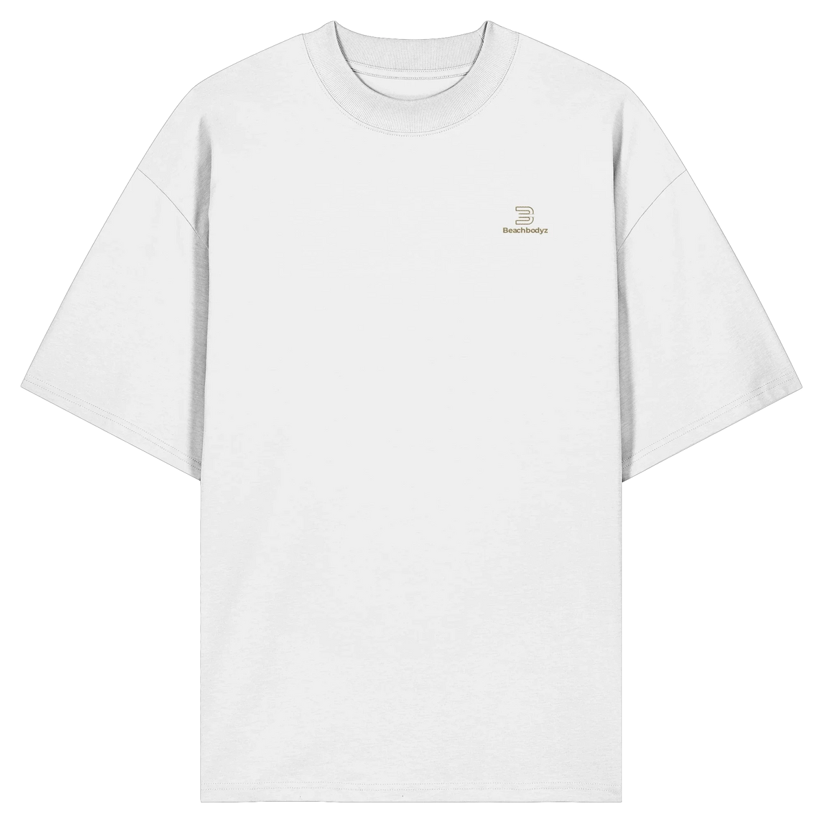 Silence Oversize T-Shirt 200 g/m² – Bio-Baumwolle, goldene Stickerei
