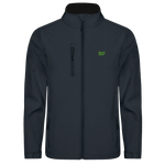 Monster Softshell Jacke – grüne Stickerei