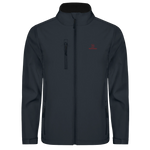 Essential Softshell Jacke – rote Stickerei