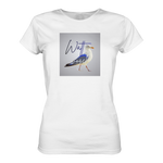 Wattvogel Motiv mit Nordsee Möwe  - Womens Premium Classic T-Shirt