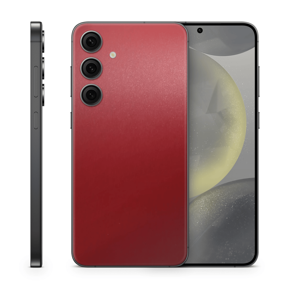 Galaxy S24 Plus Skin Matt Rot Metallic