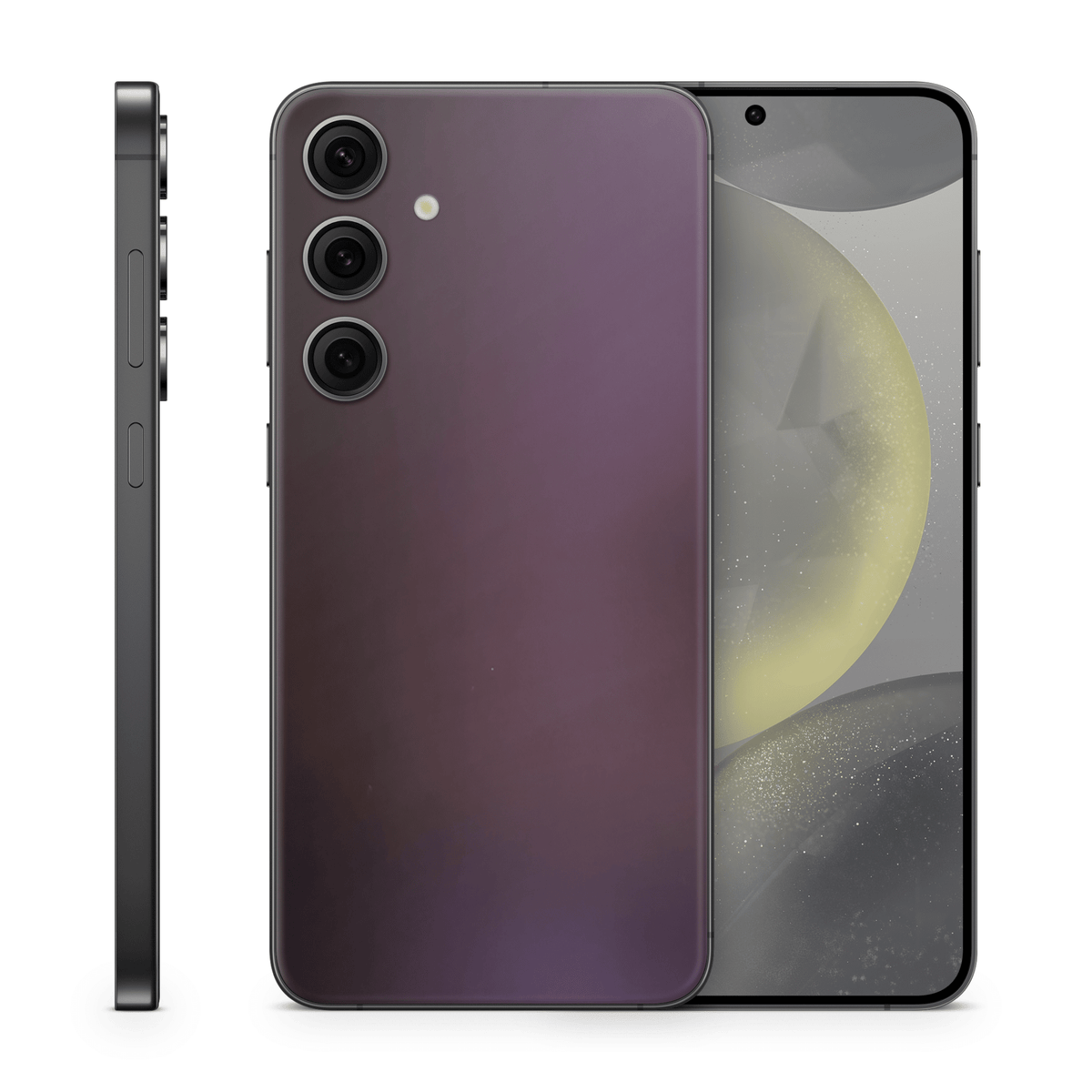 Galaxy S24 Plus Skin Matte Purple Black