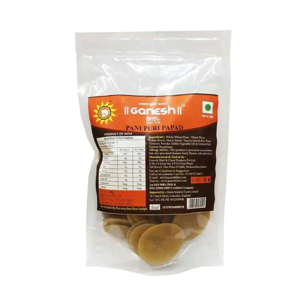 Ganesh Bhel PaniPuri Papad 200g - Namma Markt