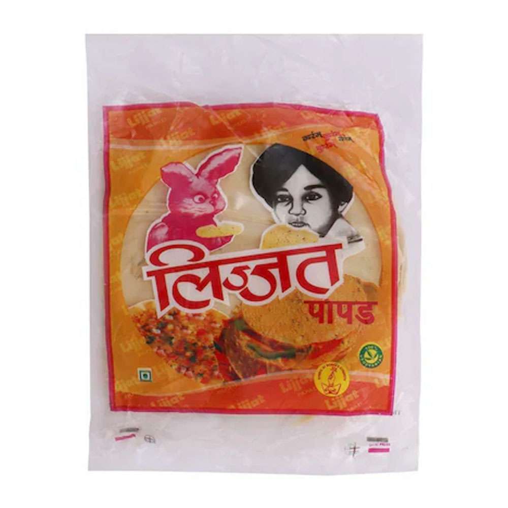 Lijjat Garlic Papad 200g - Namma Markt