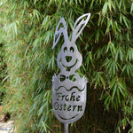 Gartenstecker Hase frohe Ostern XXL