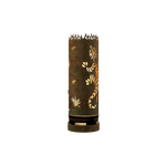 Feuertonne Gecko mit Blättern