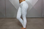 GEOmetric Leggings – White / Grey