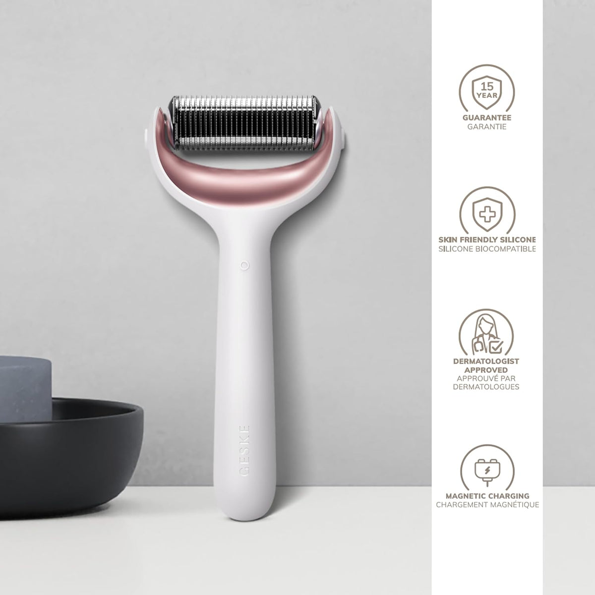 Geske MicroNeedle Face & Body Roller 8in1 SmartAppGuided