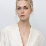 GOLD HEART CHARM NECKLACE AMOURA