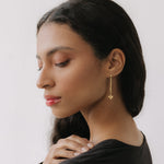 STAR DROP EARRINGS ESTELLE GOLD