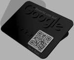 Google Bewertung Aufsteller Schild für Unternehmen Läden Shops Restaurants. QR Code und NFC