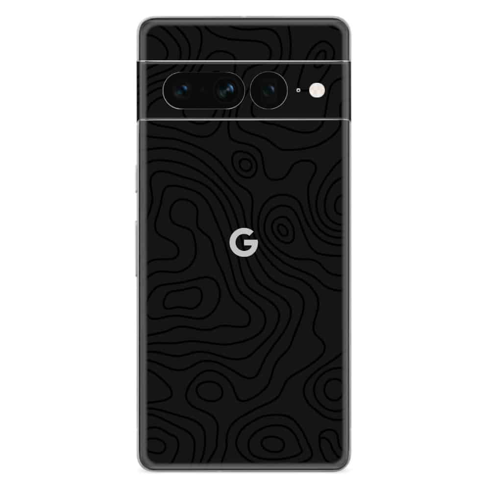 Google Pixel 8 Pro Skin Topo Black