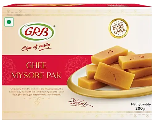 GRB Ghee Mysore Pak 200g - Namma Markt