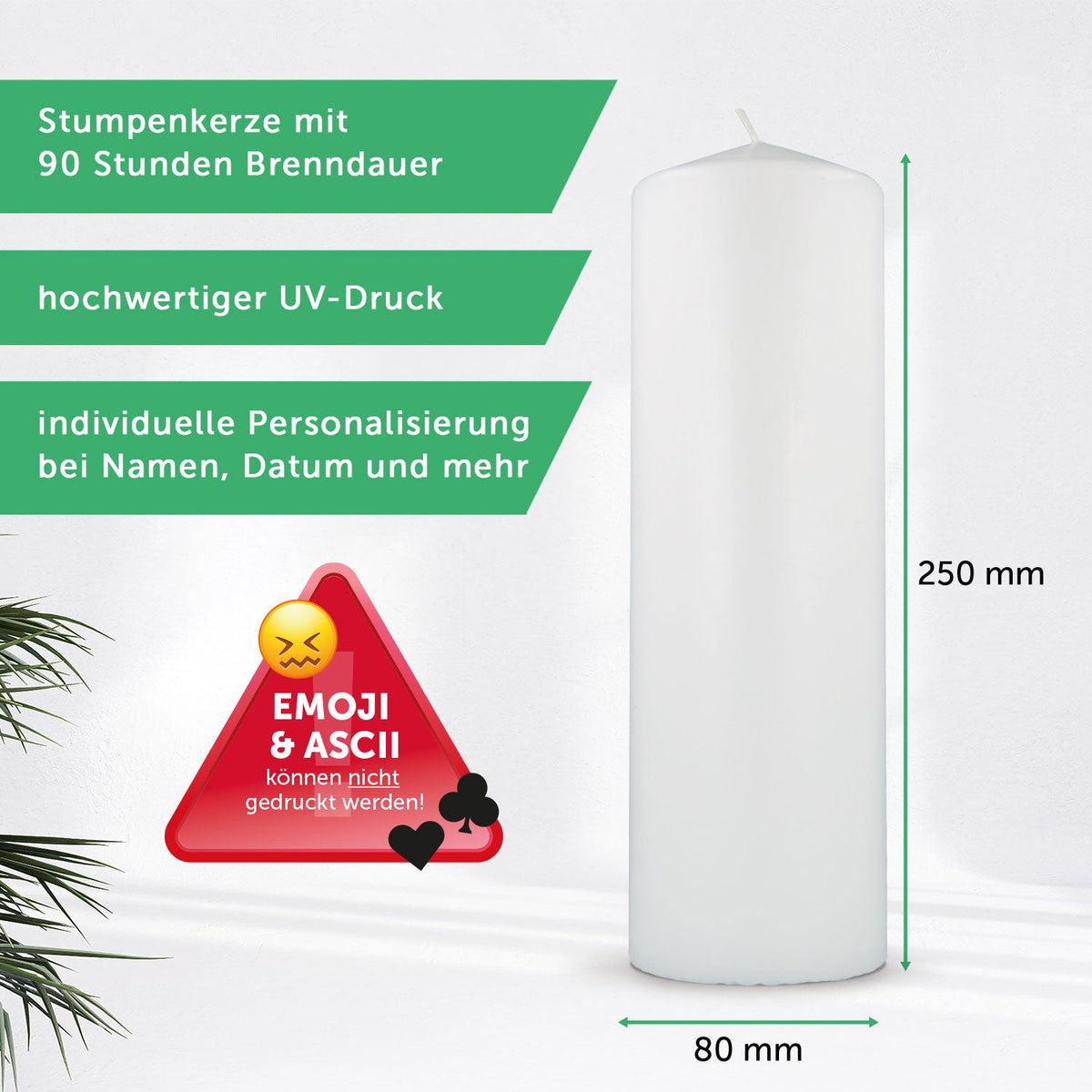 Weihnachtskerze "Reh"