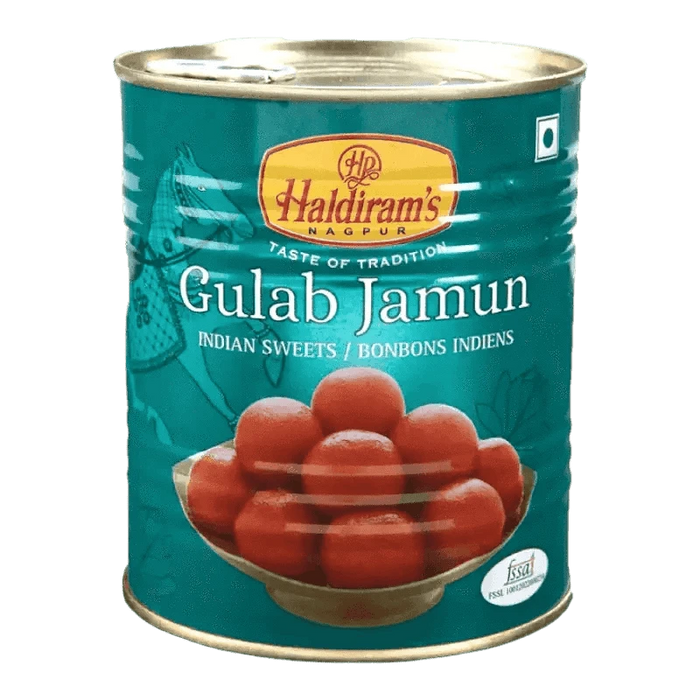 Haldiram’s Gulab Jamun 1kg Tin (Ready to Eat) - Namma Markt