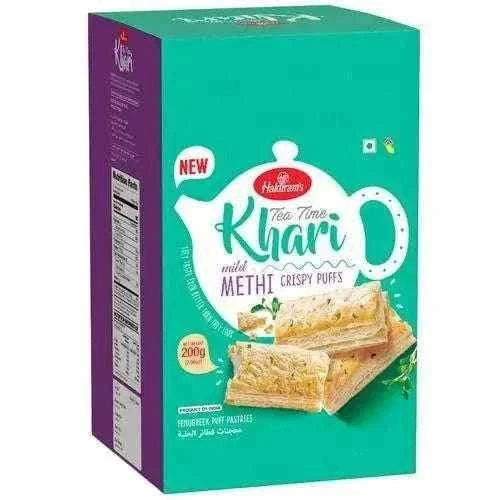 Haldiram's Khari Tea Time Mild Methi Crispy Puffs 200g