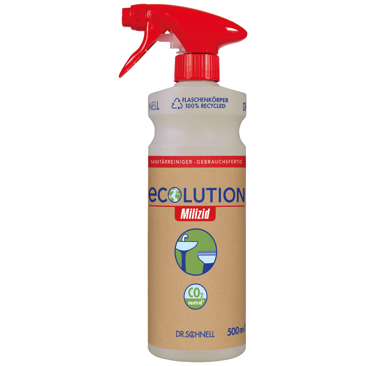 Dr. Schnell ECOLUTION Handsprühflasche MILIZID 500 ml