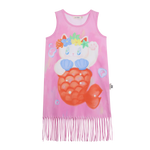 Hawaiian Mermaid Cat Tassel Maxi Skirt